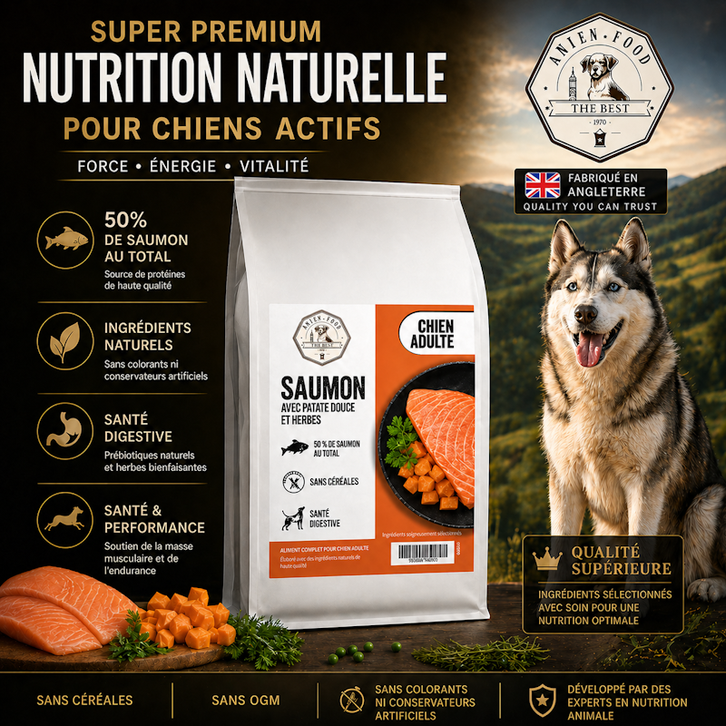 croquettes sans céréales pour chien haut de gamme Crolles