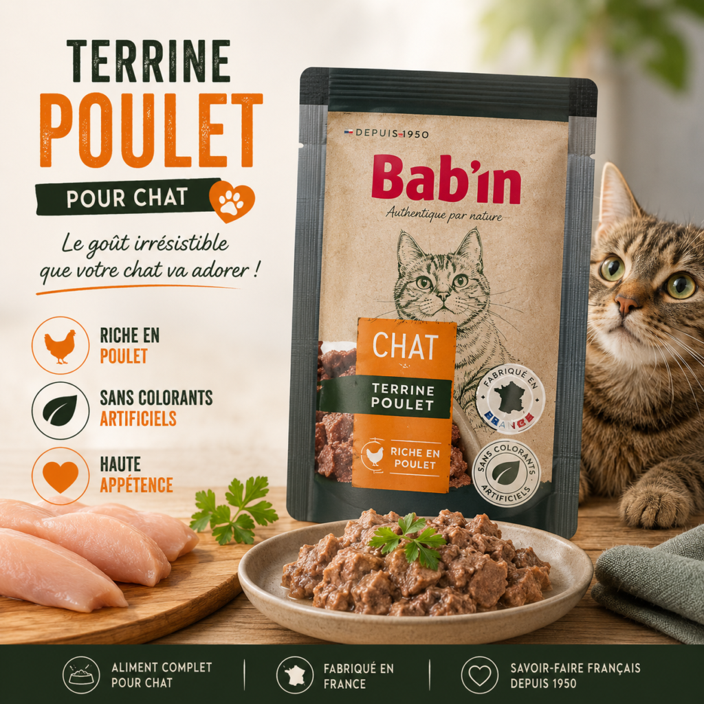 terrine pour chat Bab'in à Grenoble