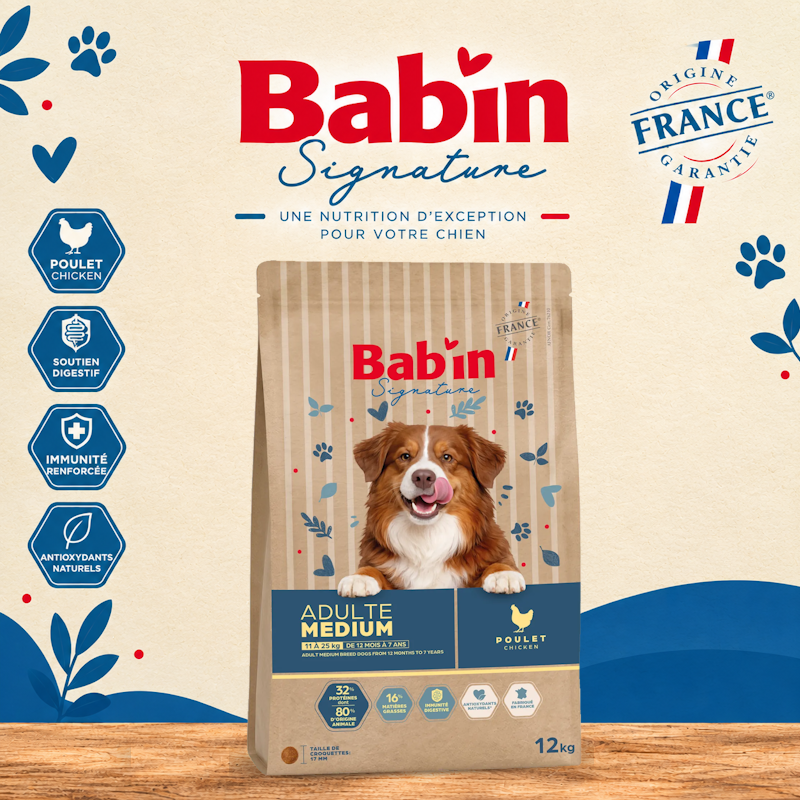croquettes chien BABIN adulte Grenoble
